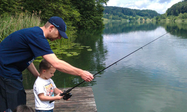 Fishing with Kids in Switzerland